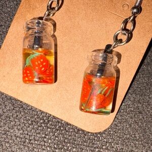 Strawberry Jar Earrings